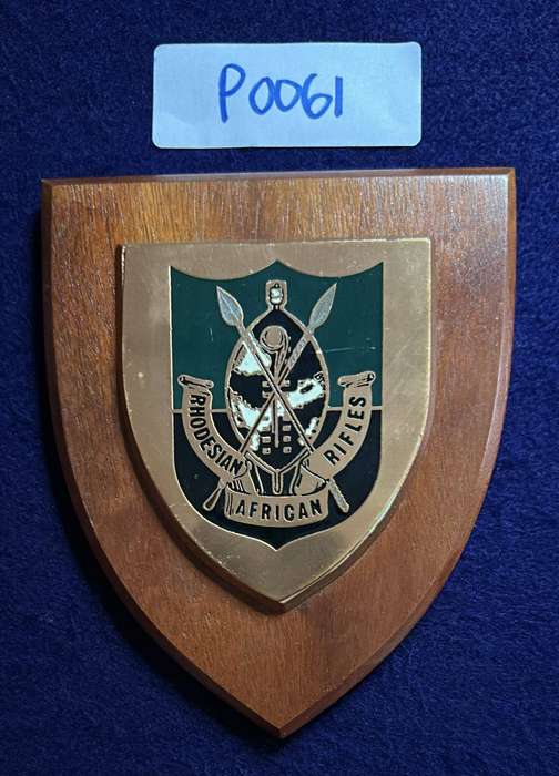Rhodesian Plaque - RHODESIAN AFRICAN RIFLES