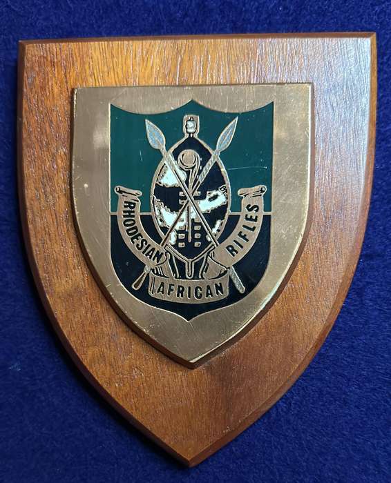 Rhodesian Plaque - RHODESIAN AFRICAN RIFLES