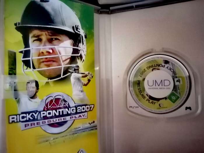 RICKY PONTING 2007 PRESSURE PLAY(PSP GREAT CONDITION)