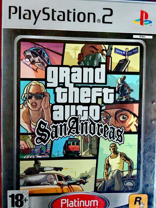 GRAND THEFT AUTO SAN ANDREAS (GREAT CONDITION)