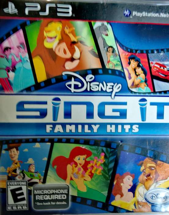 DISNEY SING IT FAMILY HITS PS3
