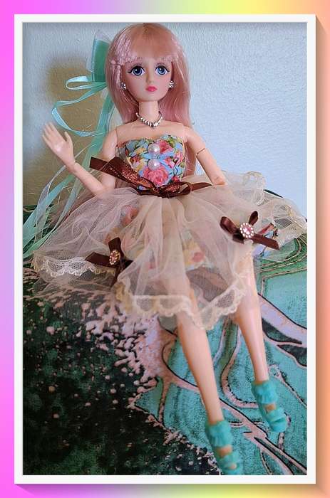 Lovely forest nymph outfit  30cm jointed doll with full outfit and surprise gift