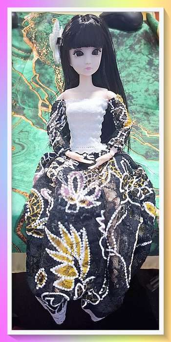 Gorgeous Spanish inspired outfit 30cm jointed doll with full outfit and surprise gift