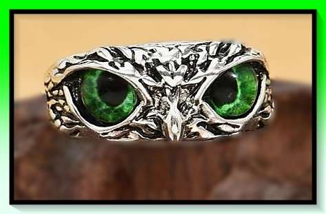 Fashionable Owl Design Ring - one size