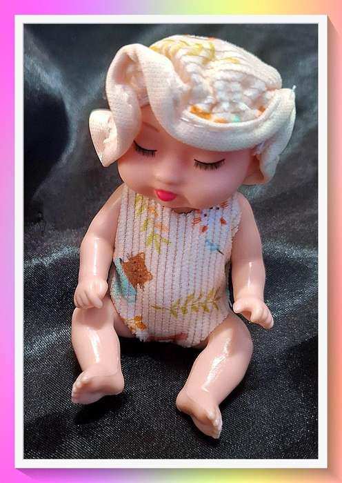 Sweet flower design outfit pocket baby Doll
