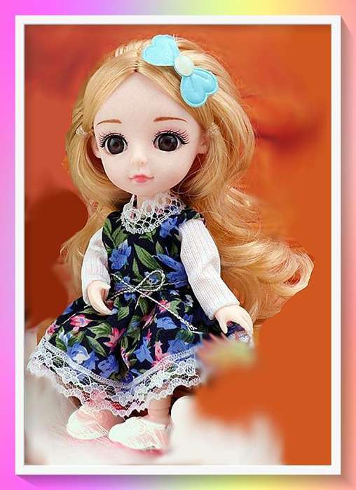 Sweet little party girl doll and surprise gift