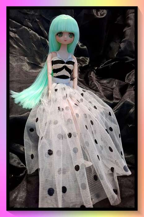 Wonderful anime style 2-piece outfit doll