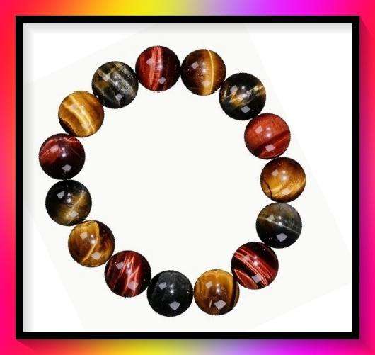 Natural Three-color Tiger Eye simulant bracelet