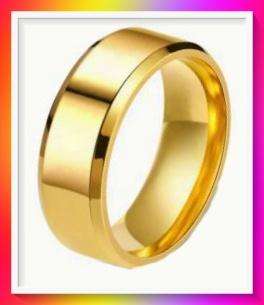 Stunning Stainless Steel Ring 8mm band Size 11