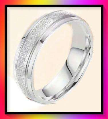 Sparkling Synthetic Amethyst Alloy Ring S9