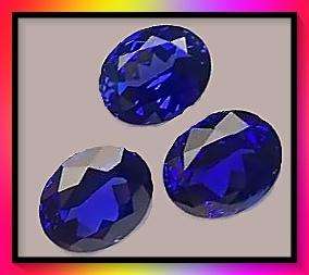 Stunning Blue Created Glass Crystals for Jewellery Making
