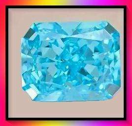 Beautiful Ocean Blue Glass Crystal Cubes faux Gemstone 9x10mm