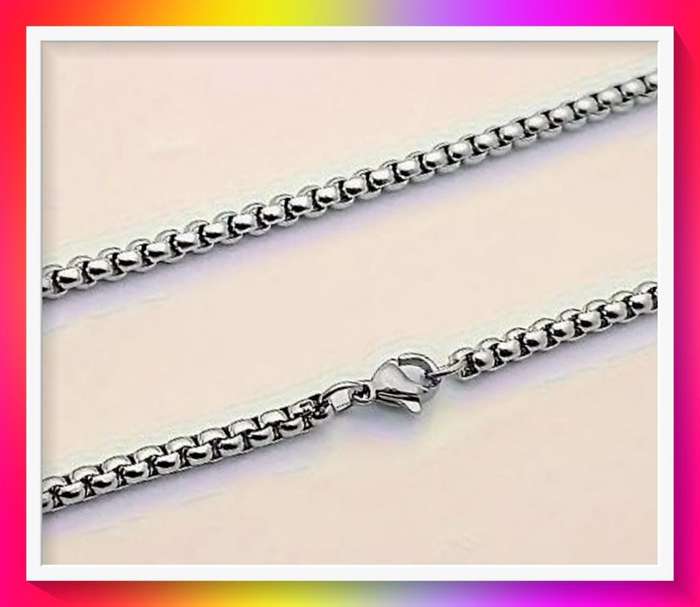 Stylish Men's Titanium Steel Necklace 60cm