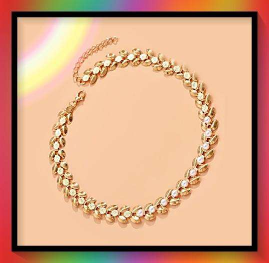 Wonderful vintage design Wheat Spike Choker Necklace