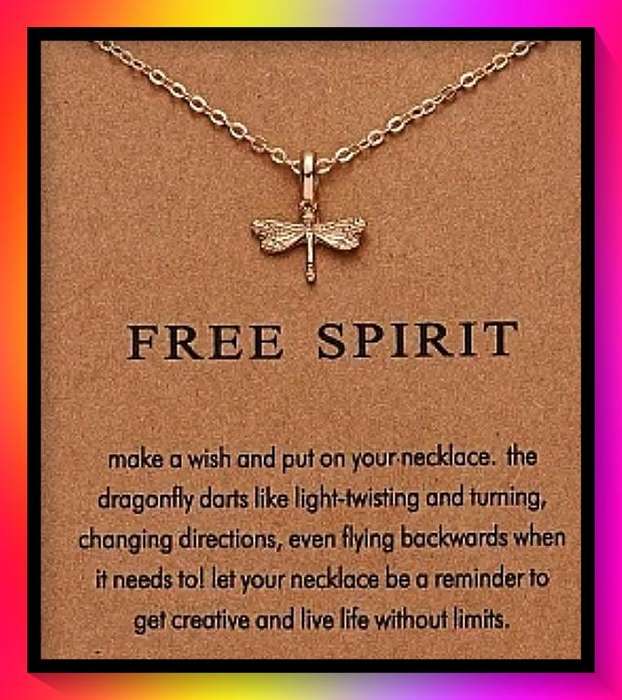Free Spirit Dragonfly pendant necklace