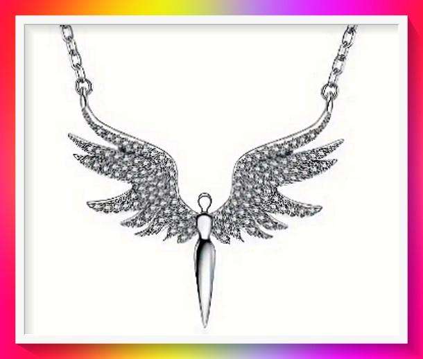 Amazing Angel Wing Pendant Necklace