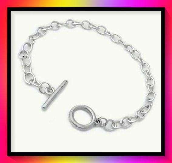 Stunning OT Buckle Chain Hip Hop Men's Bracelet- 7.5cm