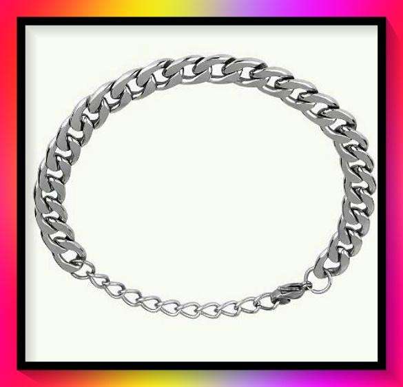 Lovely Minimalist Stainless Steel Chain Bracelet 2mm