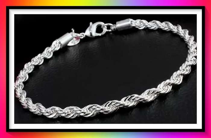 Pretty Twisted Silvery Trendy Fashion Statement Bracelet