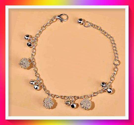 Exquisite Adjustable Simple Bell-Shaped Hydrangea Pendant Bracelet - Delicate Hand Chain