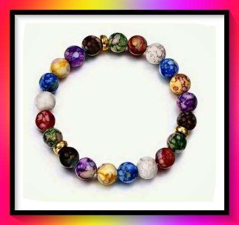 Surreal 7 Colours Chakra Beads Bracelet