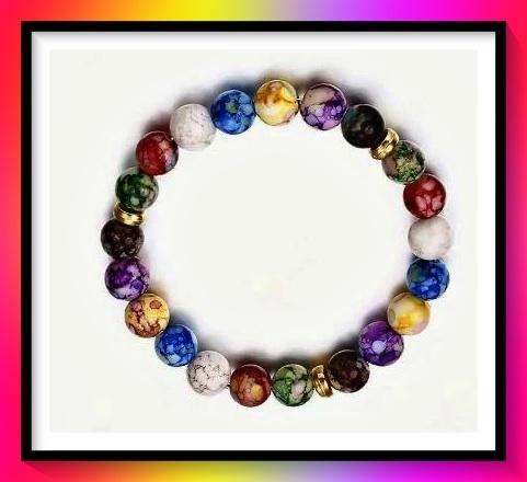 Amazing 7 Colours Chakra Beads Retro Bracelet