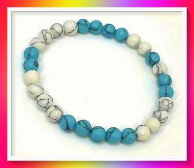 Stunning Chic Turquoise Beaded Bracelet