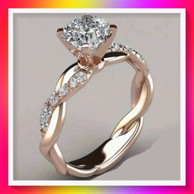 Exquisite Synthetic Cubic Zirconia Fashion Ring