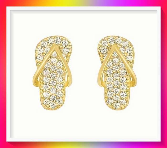 Sweet Stylish Slippers Earrings