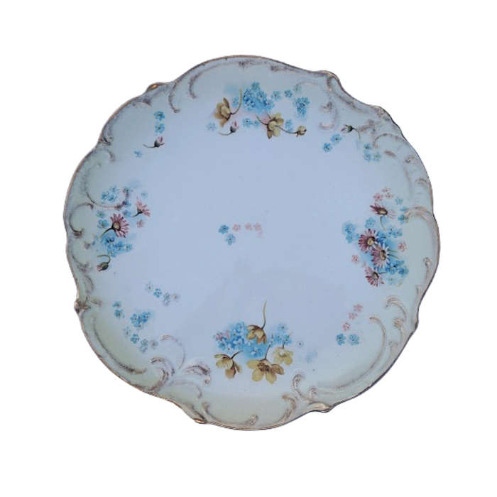 Vintage CTM Bone China Plate Raised Design