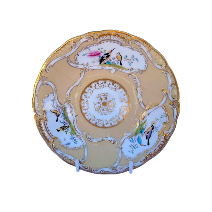 Antique Minton c.1830 England Cup and Saucer Duo