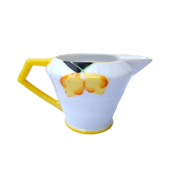 Yellow Crocus Art Deco porcelain Tea Set