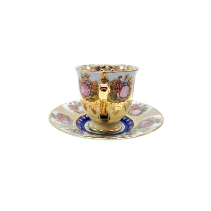 JK Decor Carlsbad Love Story artwork Demitasse Cup and saucer