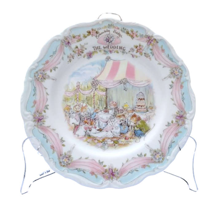 Royal Doulton Brambly Hedge The Wedding Wall Plate