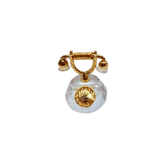 Byzantium Crystal Collection Stunning Cut Glass Crystal Telephone