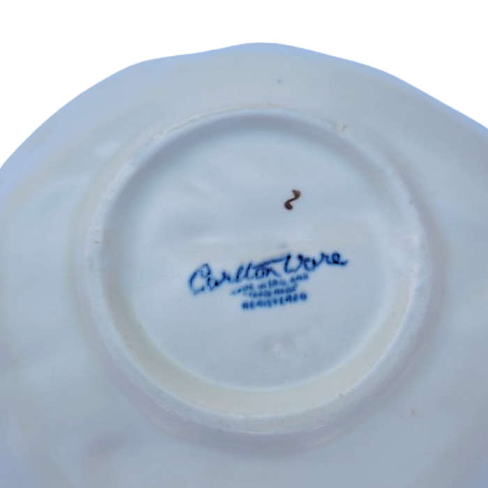 Sweet Carlton Ware Oak Tree Pattern Scalloped Dish