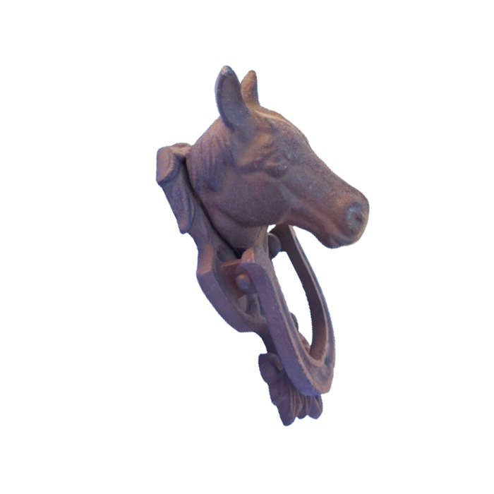 Vintage Cast Iron Horse Head Door Knocker