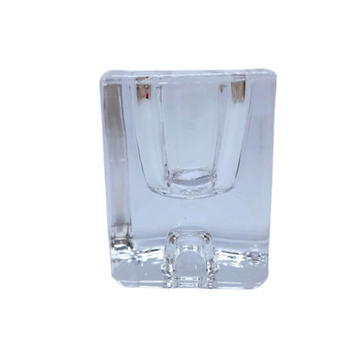 Quality Double Sided Cut Glass Crystal Candle holder