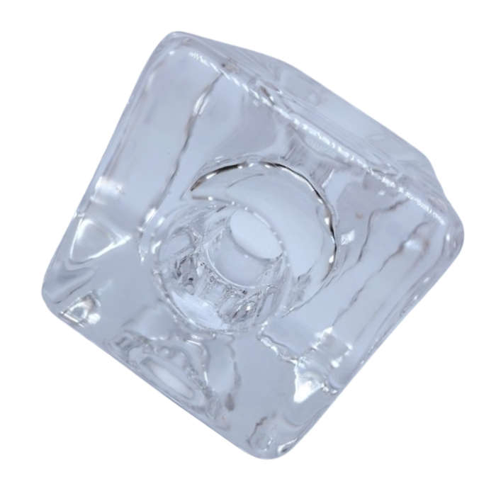 Quality Double Sided Cut Glass Crystal Candle holder