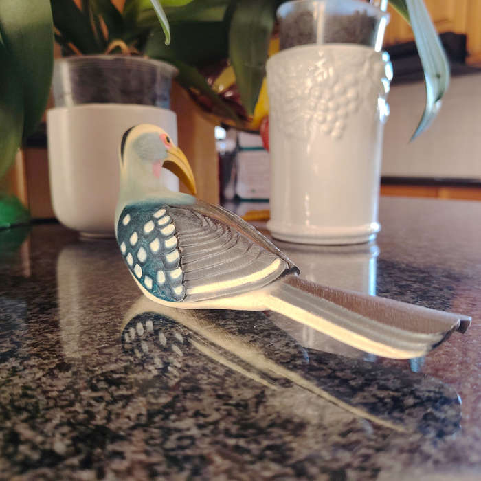 Feathers of Knysna Friends hand painted Yellow Billed Hornbill