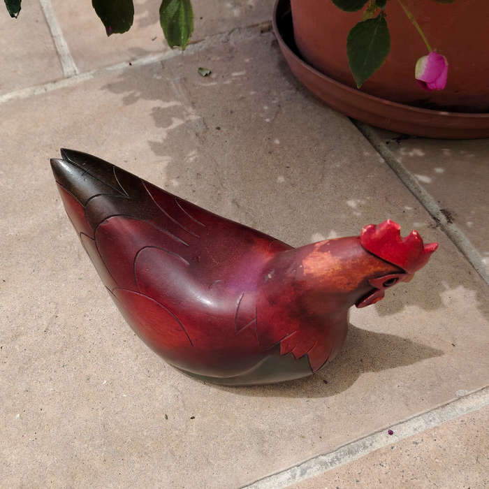 Feathers of Knysna carved and hand painted Female Hen Ltd Bird