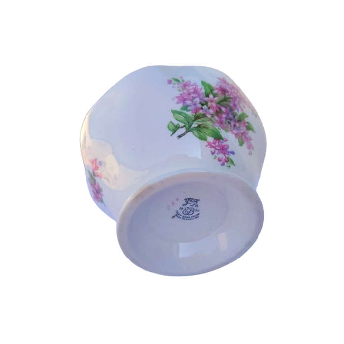 Foley Fine Bone China Pink Flowers Sugar Bowl