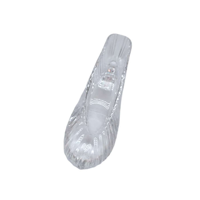 Large Galway Irish Lead Crystal Cut Glass Cinderella Slipper Shoe