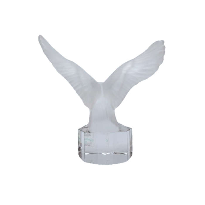 Goebel Frosted Crystal Glass Eagle Paperweight
