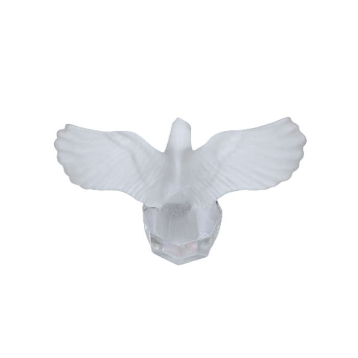 Goebel Frosted Crystal Glass Eagle Paperweight