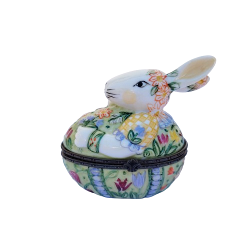 Villeroy & Bosh Porcelain Trinket Box Rabbit Bunny