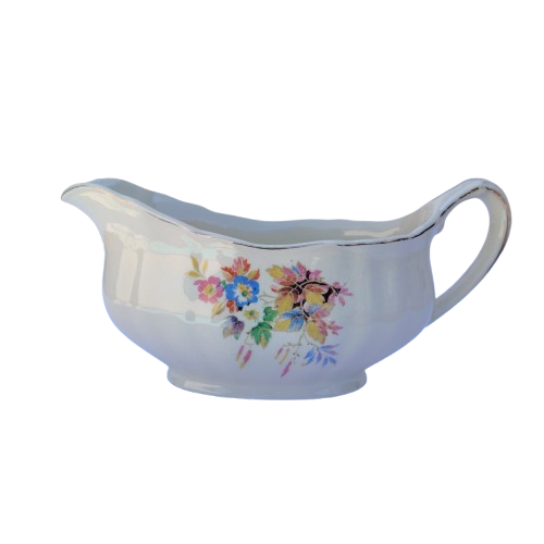 Vintage J&G Meakin Sunshine Gravy Sauce Boat Jug
