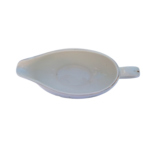 British Anchor Pottery Gravy Sauce Boat with Fish