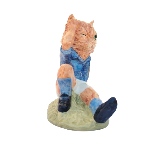 Beswick Royal Doulton England Footballing Felines Mee-Ouch Cat Figurine