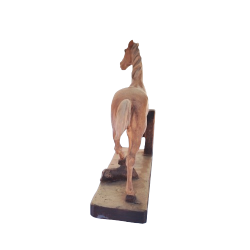 Vintage Wooden Standing Horse